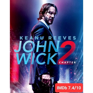 DVD จอห์นวิค แรงกว่านรก ภาค 2 John Wick Chapter 2 : 2017 #หนังฝรั่ง - แอคชั่น #คีอานู รีฟส์