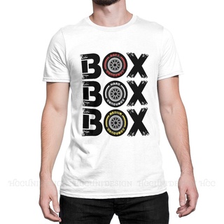 ถูกสุดๆมวยเสื้อผ้าMen&amp;39;s Box Box Box F1 Tyre Comound V2 T Shirts Formula 1 100 Cotton Clothing Funny Short Sleeve Crew