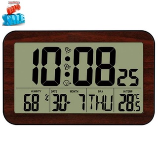 Large Screen Digital Wall Clock Home Electronic Wall Clock Student Electronic Alarm Clock Digital Display Desk Clock B