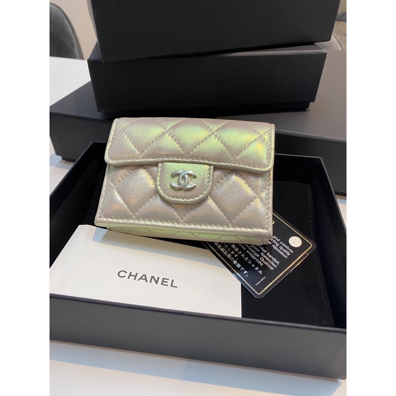 New #Chanel Classic #Trifold S Small Wallet อปก Fullset no rec.