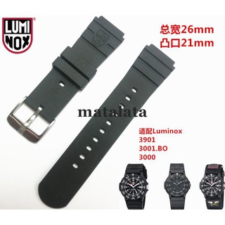 Luminox สายนาฬิกาข้อมือยาง สําหรับ 3901 3001.Bo 3000 21 มม.