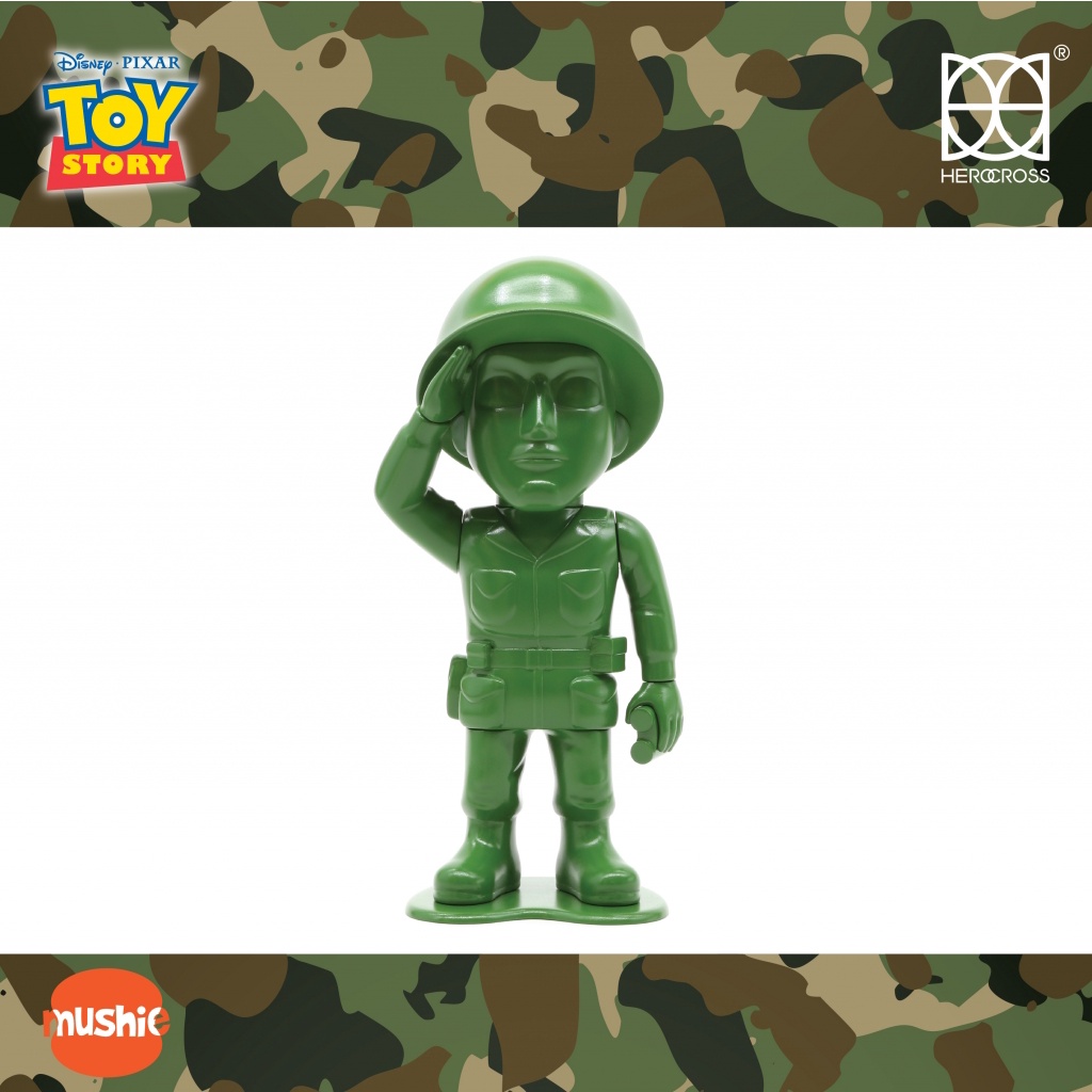 พร้อมส่ง+โค้ดส่วนลด Herocross (HMS011) - Green Soldier: Toy Story (Hybrid Mushie Series) (ลิขสิทธิ์แท้)