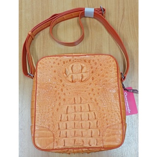 กระเป๋าถือผู้ชาย MASSENGER BAG จระเข้แท้ แบรนด์ MODA SRIRACHA