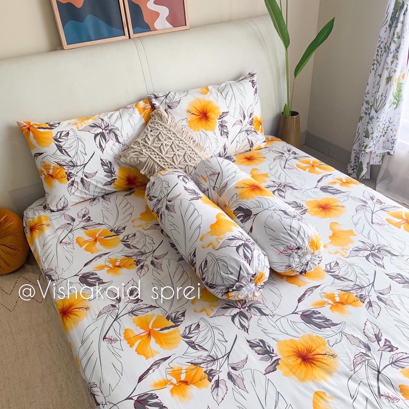 KATUN LOKAL ผ้าปูที่นอนผ้าฝ้ายท้องถิ่นพร้อมผ้าปูที่นอน Celica Lavina Maple Dream Hilda Helianthhy Mo