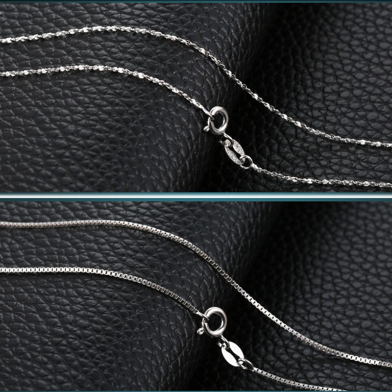 สร้อยคอเงินแท้ 92.5% แฟชั่น เครื่องประดับสำหรับผู้หญิง