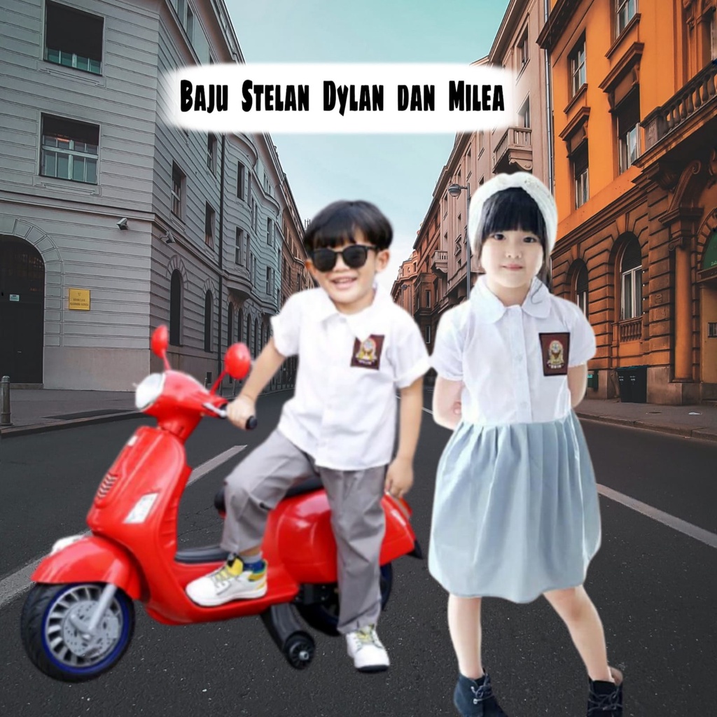 DILAN MILEA สูง SCHOOL, MIDDLE SCHOOL, และเสื้อผ้า องค์ประกอบ |CHILDRENS HIGH SCHOOL CLOTHES, เสื้อผ