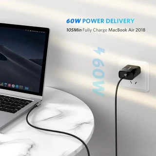 Ugreen สายชาร์จ USB Type C PD 60W 90 องศา QC 4.0 สําหรับแล็ปท็อป แท็บเล็ต โทรศัพท์ Samsung Galaxy S9 S8 iPad Pro Huawei Matebook Dell Xiaomi