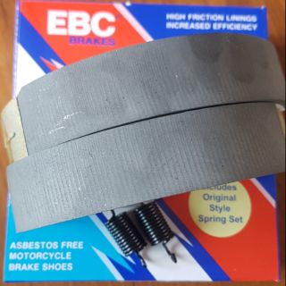 ผ้าเบรค EBC Brakes  / ผ้าเบรคหลัง ดรัมหลัง PCX 150 , Click 125, Click150 shoes brake