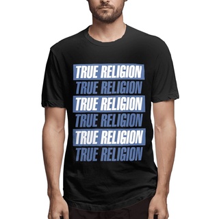 [S-5XL]ขายดี เสื้อท็อป ลายโลโก้ True Religion ขนาดใหญ่ สําหรับผู้ชาย CGoekd62LDoapj97