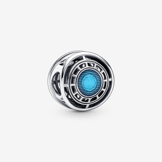 Marvel The Avengers Iron Man Arc Reactor Charm Bead Silver Plated Jewelry Pan Bracelet Charms Women Gift