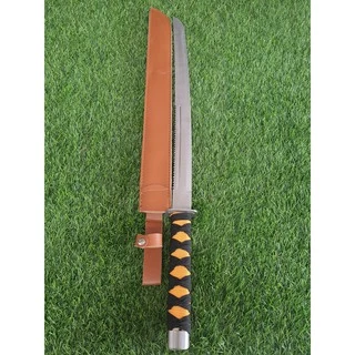 SAMURAI 70 cm. ใบสแตนเลส หนา 2.4 mm ใบเจาะพอดสวยงาม ยามรวมด้าม 70 เซนติเมตรเล่มสวย
