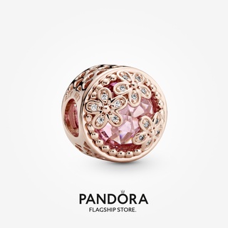 Pandora ชาร์มดอกเดซี่ สีชมพู ของขวัญวันเกิด สําหรับสุภาพสตรี p825