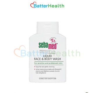 🔥 สินค้า Clearance  หมดอายุ 06/24 🔥 Sebamed Liquid Face&amp;Body Wash 200 ml.