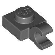 [116] ชิ้นส่วนเลโก้ Lego Part Plate, Modified 1 x 1 with Open O Clip... (61252, 52738) ราคา/ชิ้น