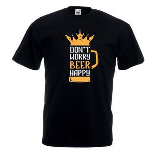 ขายดีที่สุด เสื้อยืด พิมพ์ลาย Dontn Worry Beer Happy Cit. เสื้อท็อปส์ คอกลม แบบนิ่ม พิมพ์ลายเบียร์ตลก สําหรับผู้ชายSize