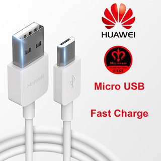 สายชาร์จ หัวเหว่ย Micro USB Fast Charge สายชาร์จ micro usb รองรับ Y3,Y5,Y6,Y7,Y7pro,Y9,GR52017,Nova2i,3i,Mate7,Mate8