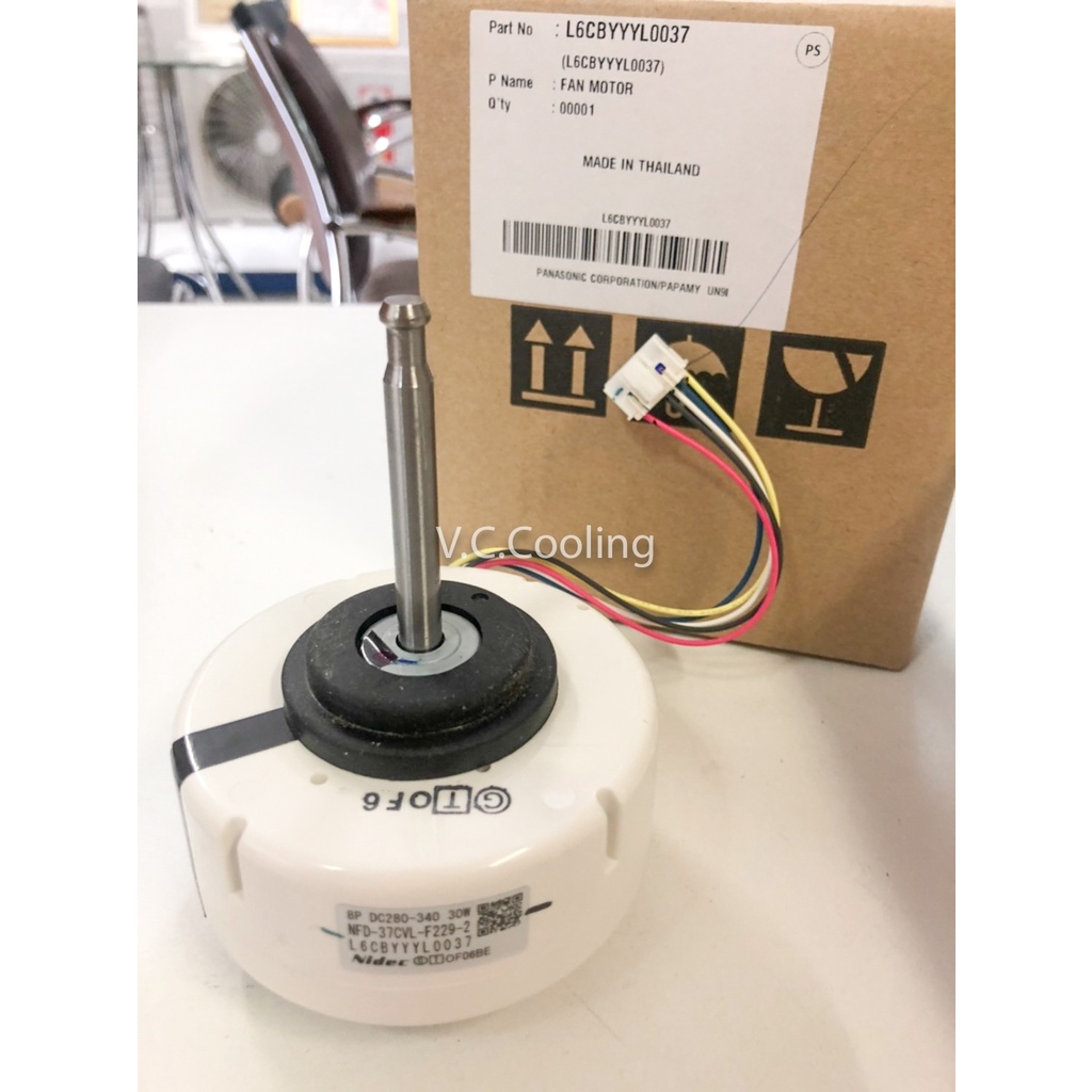 Panasonic -  มอเตอร์คอยเย็นพานา รุ่นแอร์ เช่น CS-C13JKT / CS-C13KKT พาท L6CBYYYL0037 / L6CBYYYL0175 