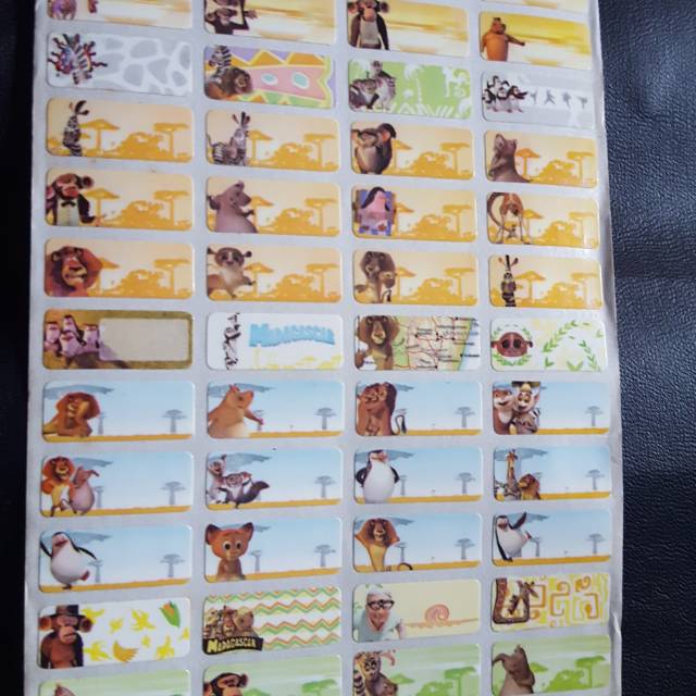 WAREHOUSE CLEARANCE WATERPROOF NAME LABEL STICKERS UK SMALL