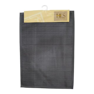 พรมเช็ดเท้าดักฝุ่น HOME LIVING STYLET Z 48X68 ซม. สีเทาDOOR MAT HOME LIVING STYLE Z 48X68CM GRAY