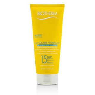 BIOTHERM  Lait Solaire Hydratant Anti-Drying Melting Milk SPF 15 - For Face &amp; Body  Size: 200ml/6.76ml