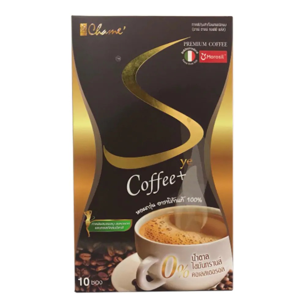 ชาเม่ ซายคอฟฟี่พลัส กาแฟลดน้ำหนัก Chame Sye Coffee Plus (10ซอง/กล่อง) ของแท้ 💯