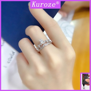 [Gra] แหวนแฟชั่น Moissanite สําหรับสตรี