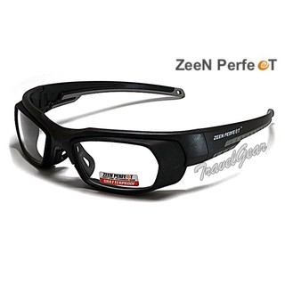 (แถมกล่องแว่น)แว่นเล่นกีฬาตัดเลนส์สายตาได้ ZEEN PERFECT รุ่น ZP1001W ( เลนส์ใส )