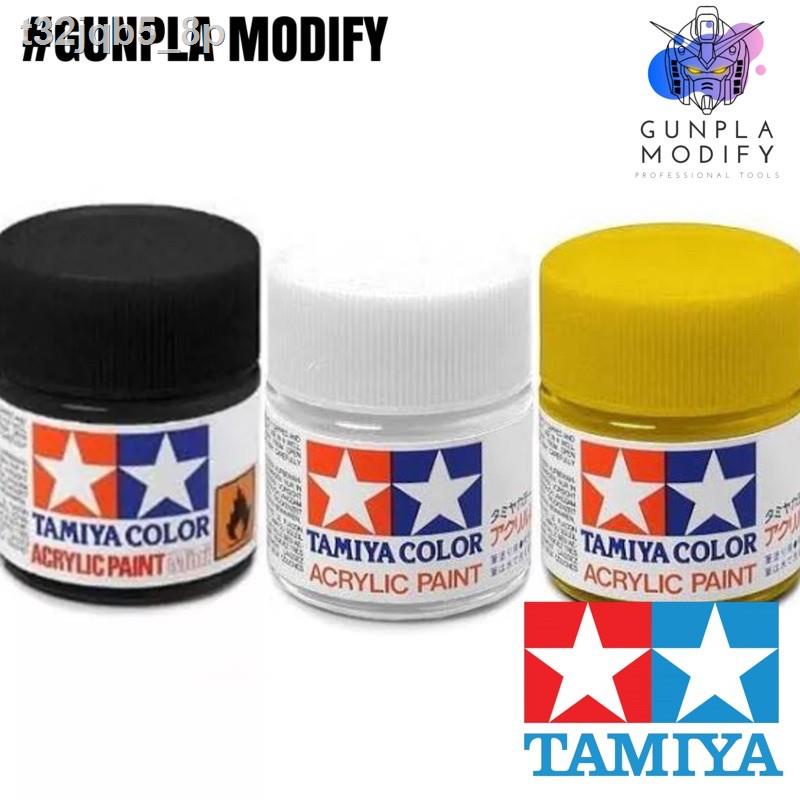 ◑☍TAMIYA XF1 XF2 XF3 สีสูตรอะคริลิค ชนิดสีด้าน Acrylic 10 ml