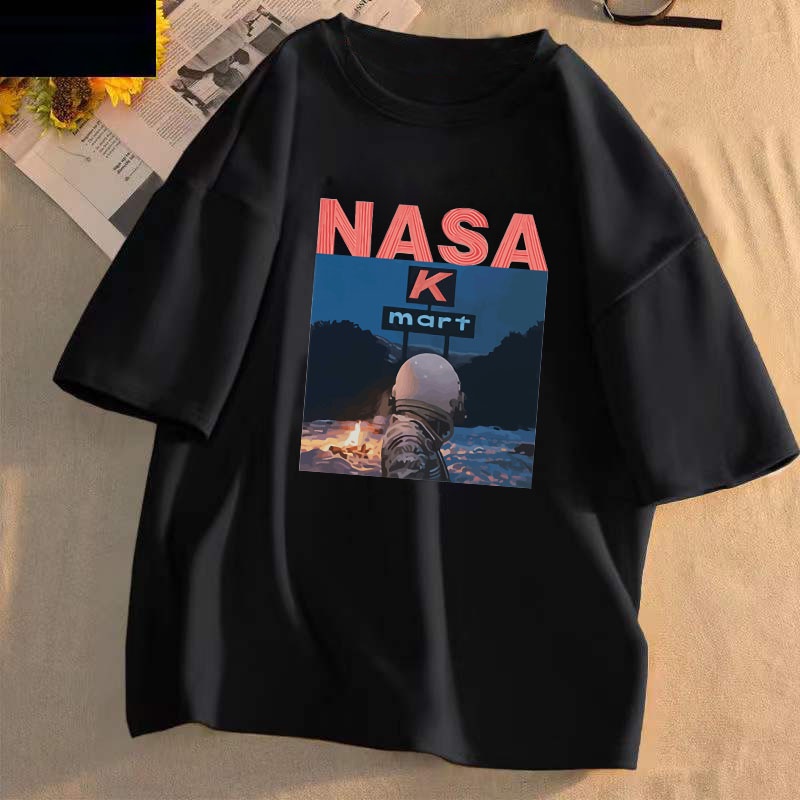 ตอนรับซัมเมอร์ ล็อตใหม่ล่าสุด เสื้อยืดคอกลม ลายเเฟชั่นสุดๆสวยเท่ห์ T-989