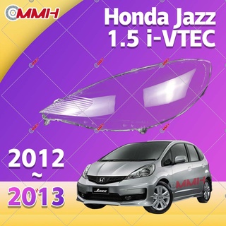 ฝาครอบเลนส์ไฟหน้า สําหรับ Honda jazz GE 2011-2013 เลนส์ไฟหน้า ฝาครอบไฟหน้า ไฟหน้ารถยนต์ ไฟหน้าสําหรับ ฝาครอบไฟหน้าตรงรุ่น ฝาครอบเลนส์  headlamp cover ไฟหน้า โคมไฟหน้า ฝาครอบเลนส์