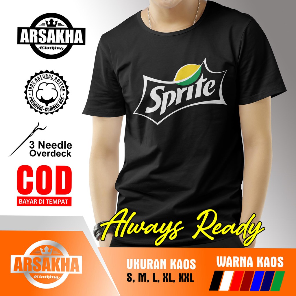 เสื้อยืด พิมพ์ลายโลโก้ Sprite V2- Arsakha สําหรับผู้ชาย