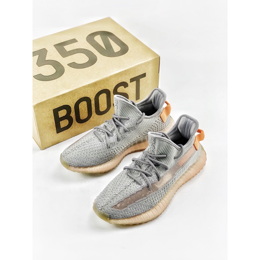 Adidas Yeezy Boost 350v2 Coco 350 รองเท้าผ้าใบรองเท้าวิ่งของแท้