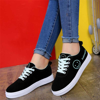 Shoes Women รองเท้าผ้าใบแฟชั่นผู้หญิง รุ่น รองเท้าแฟชั่น Fashion women shoes LTH085