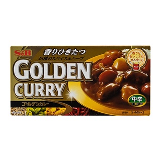 โปรโมชัน! เอสแอนด์บี เครื่องแกงกะหรี่ เผ็ดกลาง 198 กรัม S&amp;B Golden Curry Sauce Mix Hot 198g