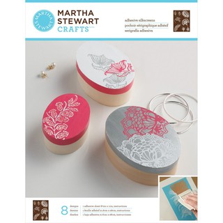 Martha Stewart® Adhesive Silkscreens - Wildflowers