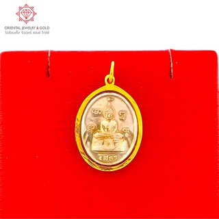 [ถูกที่สุด] OJ GOLD จี้หลวงพ่อโสธร ทรงไข่ 100 ปี ทองแท้ 90% มีใบรับประกัน จี้พระทองแท้ จี้พระ หลวงพ่อโสธร