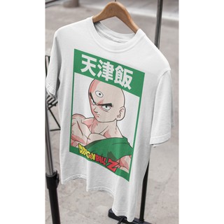 คอตต้อนคอกลมเสื้อยืด Unisex รุ่น เท็นชินฮัง Tien Shinhan T-Shirt ดราก้อนบอล Dragon Ball Z &amp; Super แบรนด์ Khepri 100%cott