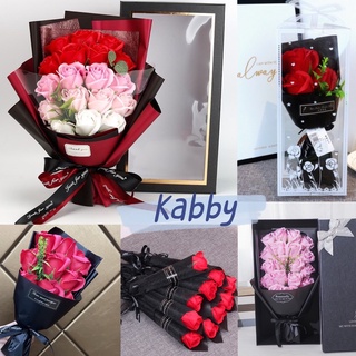 พร้อมส่ง🌹ช่อกุหลาบ สวยหรู ราคาแสนถูก ของขวัญวาเลนไทน์ ดอกกุหลาบพลาสติกเหมือนจริงมากเก็บไว้ได้นาน