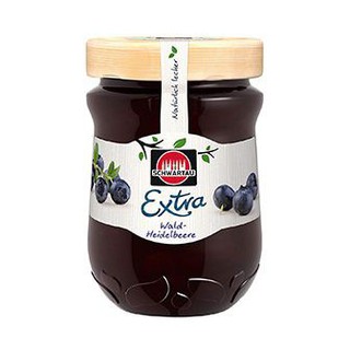 Schwartau Extra Fruchtaufstrich Wald Heidelbeere jam 340gm Schwartau Extra Fruchtaufstrich Wald Heidelbeere แยม 340gm