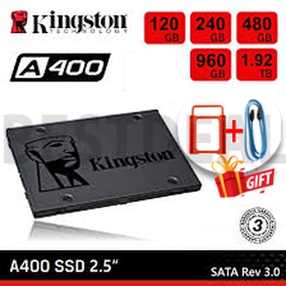 Kingston A400 การ์ดความจำ 120/240/480 GB SSD (เอสเอสดี)