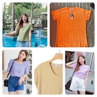 โละงานเสื้อยืด แบบละตัว งานป้าย a21 อก36-40 ยาว22-23
