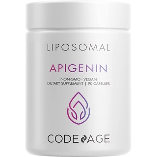 Codeage Liposomal Apigenin 90 Capsules ไลโปโซมอล อะพิจีนีน วิตามินลดความเครียด เพิ่มความผ่อนคลาย สารสกัดดอกคาโมไมล์