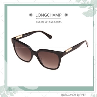 แว่นกันแดด LONGCHAMP : LO644S 001 SIZE 53 MM.