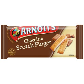 Arnotts Choc Scotch Fingers 250g อาร์นอตต์ช็อกสก็อตฟิงเกอร์ 250 กรัม