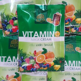 LADA MASK VITAMIN C ลดามาร์ควิตามินซี (มาส์กผิวขาว) มาร์คเร่…