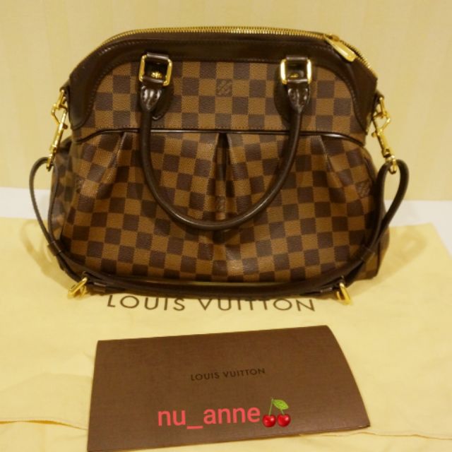 (xxขายแล้วxx) LV Trevi damier pm สภาพ 95% มือ 2 ของแท้ มีถุงผ้า กล่องกระเป๋าLVแท้และใ