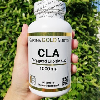 80% OFF Sale!!! EXP:05/2023 Conjugated Linoleic Acid, CLA น้ำมันดอกคำฝอย 1000mg 90Softgels (CGN®) ซีแอลเอ