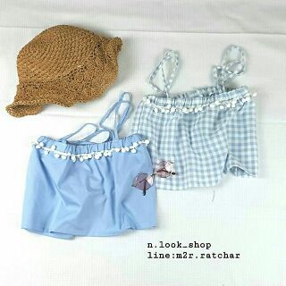 เสื้อสายเดี่ยว Twin Gingham