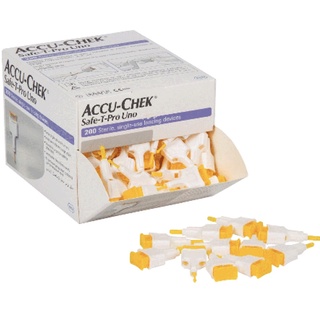 Accu-Chek Safe-T-Pro Uno เข็มเจาะปลายนิ้ว ตรวจน้ำตาล เข็มปราศจากเชื้อ