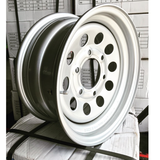 กะทะผ่า ขอบ 14" กว้าง 6.5"  6 รู บรรทุก 5 ตัน ISUZU NISSAN 139.4 [สั่งครั้งละ 1 ชิ้น มีปลายทางส่งไว]
